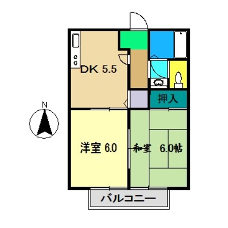 津ノ宮ガーデンの物件間取画像